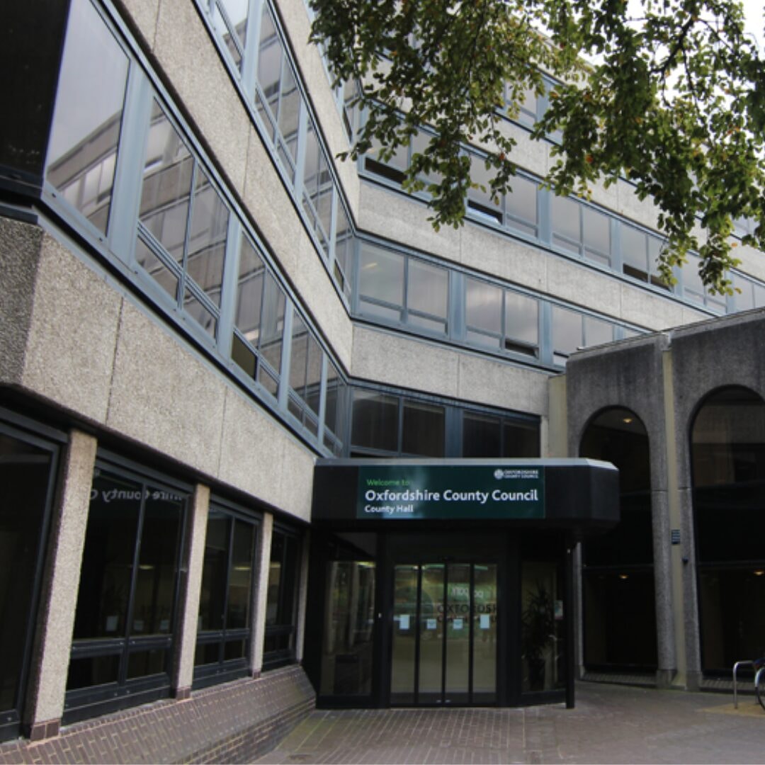 Oxfordshire County Council County Hall entrance